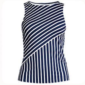 Lands End size 6 High neck tankini swimsuit top